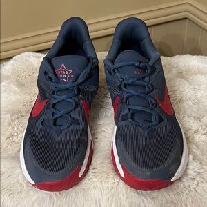 Nike Kids Runner 04 Sneakers - Navy and Red Size 6.5